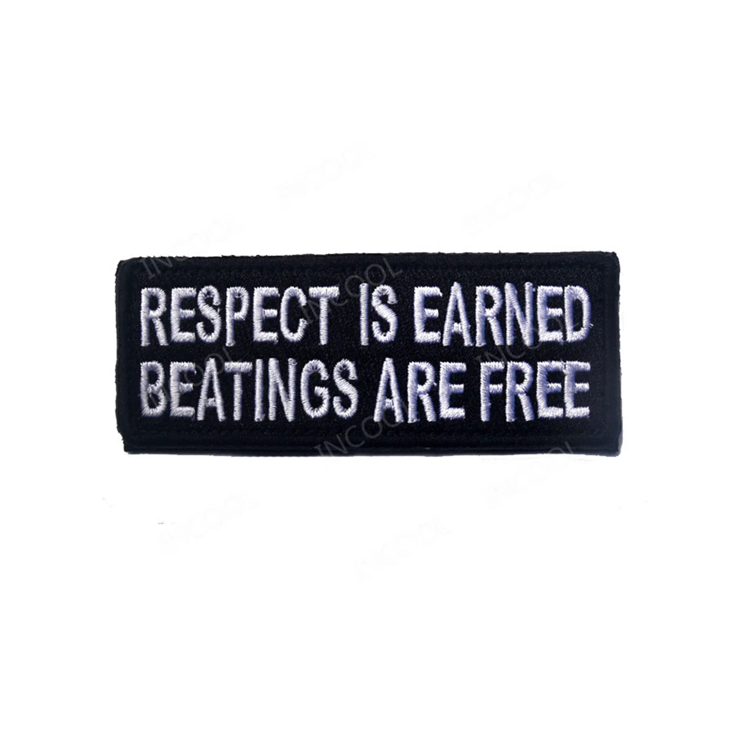 11 RESPECT IS EARNED Нашивка с 3D вышивкой, успешная женщина, я идеальная любовная жизнь, тактические нашивки в военном духе, Аппликации, эмблема, вышитые значки - Color: 11 RESPECT IS EARNED