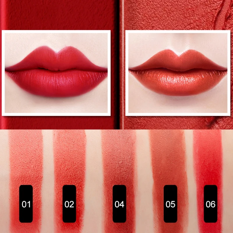 Набор увлажняющих антипригарных помад в стиле запрещенный город |