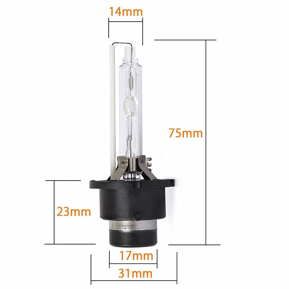 Ксеноновая лампа D2 D2S D2C D2R D4S D4R D4C AC HID с проводом жгута 4300K 5000K 6000K 8000K 10000K 12000K 12V