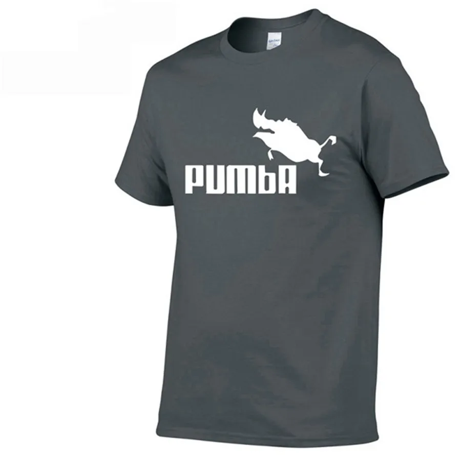 2019 funny tee cute t shirts homme Pumba men casual short sleeves cotton tops cool tshirt summer jersey costume t-shirt | Мужская одежда