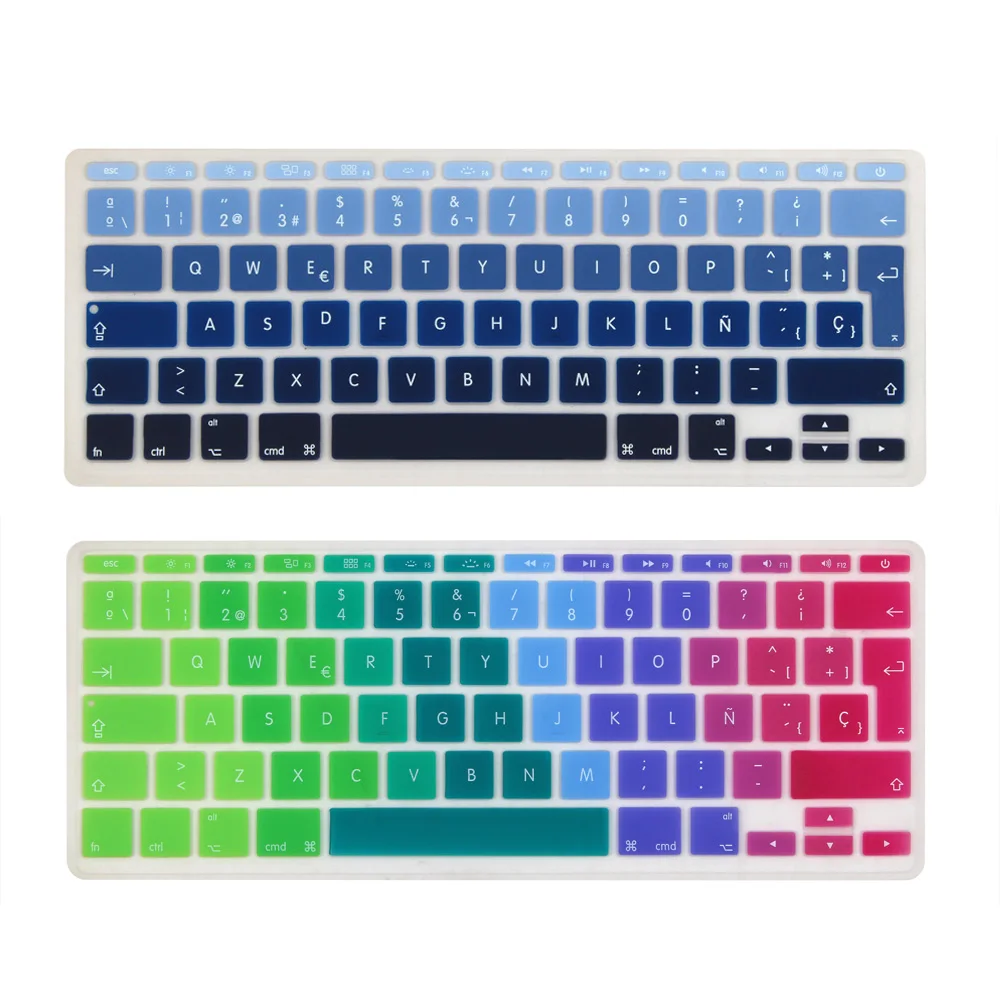 Испанский евро Ввод Клавиатура крышка для Macbook Air 11 &quot11 6 дюймов модель A1465 A1370 |