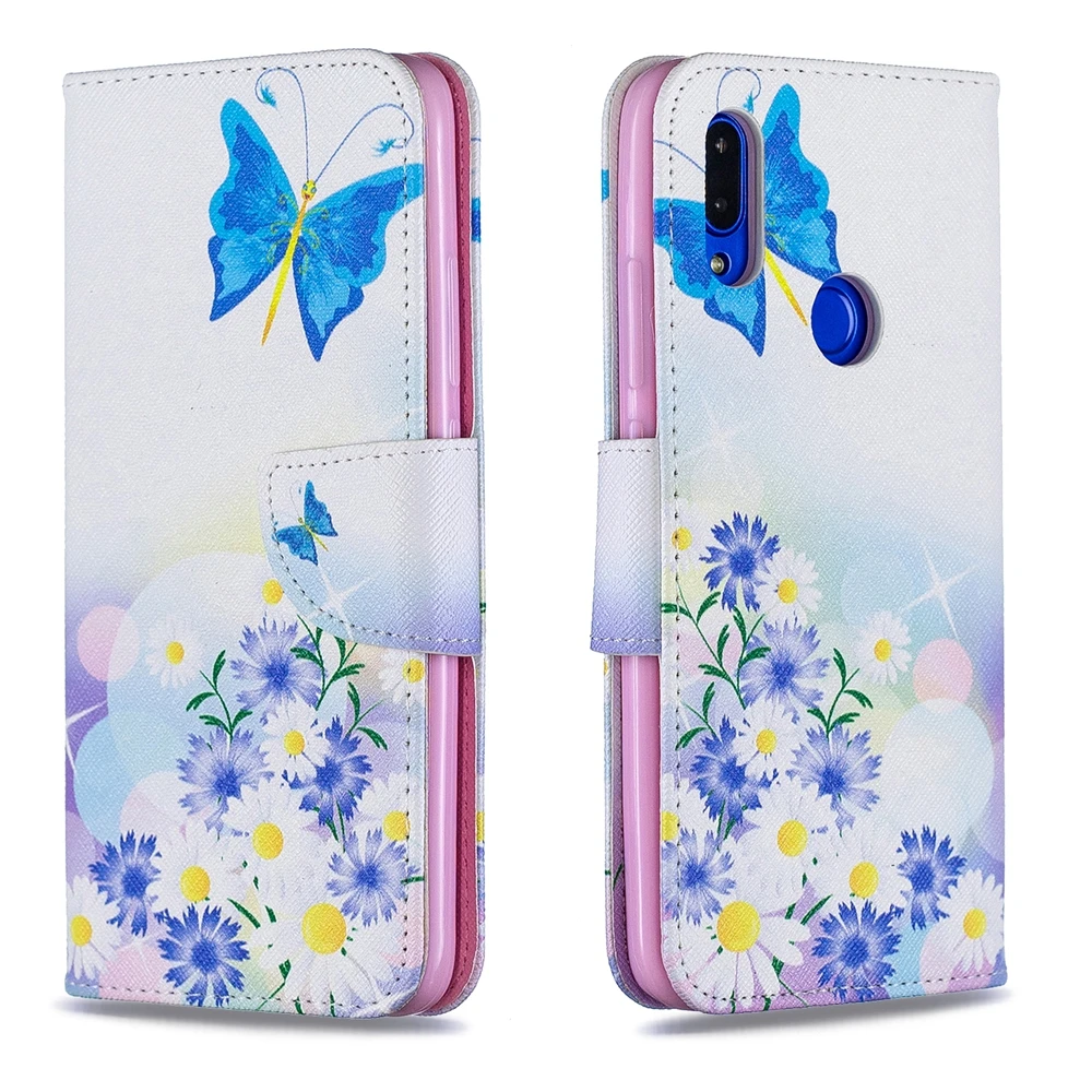 A50 A40 для etui samsung A70 A30 чехол телефона M10 M20 бабочки окрашены из искусственной кожи