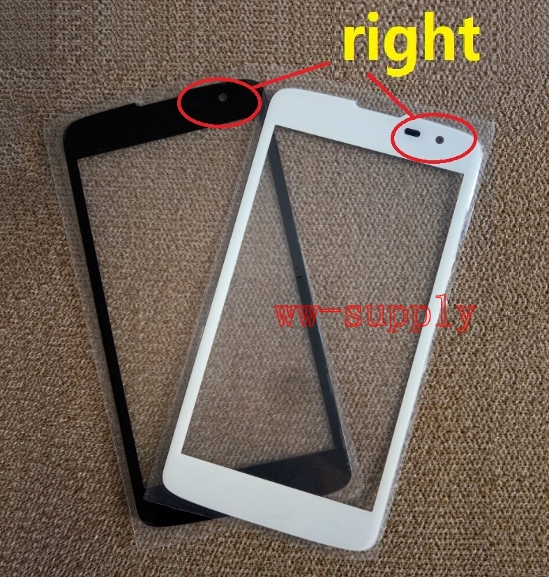 Запасное стекло для LG K7 X210 X210/Топ DS передняя панель экрана (не Сенсорная) наклейка