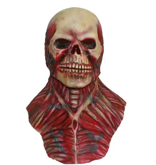 Маска к Хэллоуину X-MERRY игрушка страшные дьявольские Зомби для костюмированной