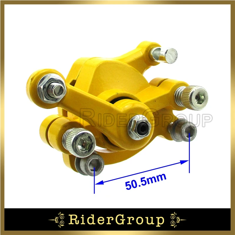 Желтые дисковые тормозные суппорты для Motovox MBX10 MBX11 MBX12 MM B80 Mini Bike|brake disc caliper|mini brake