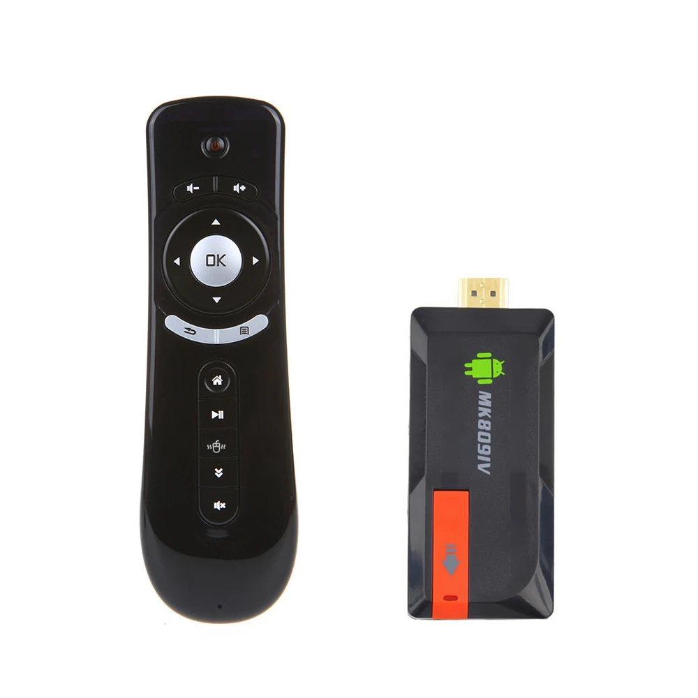 MK809IV 2 ГБ + 16 Android TV Box HDMI мобильный роутер для мини ПК 4 ядра RK3229 Флешка палка T2 пульт