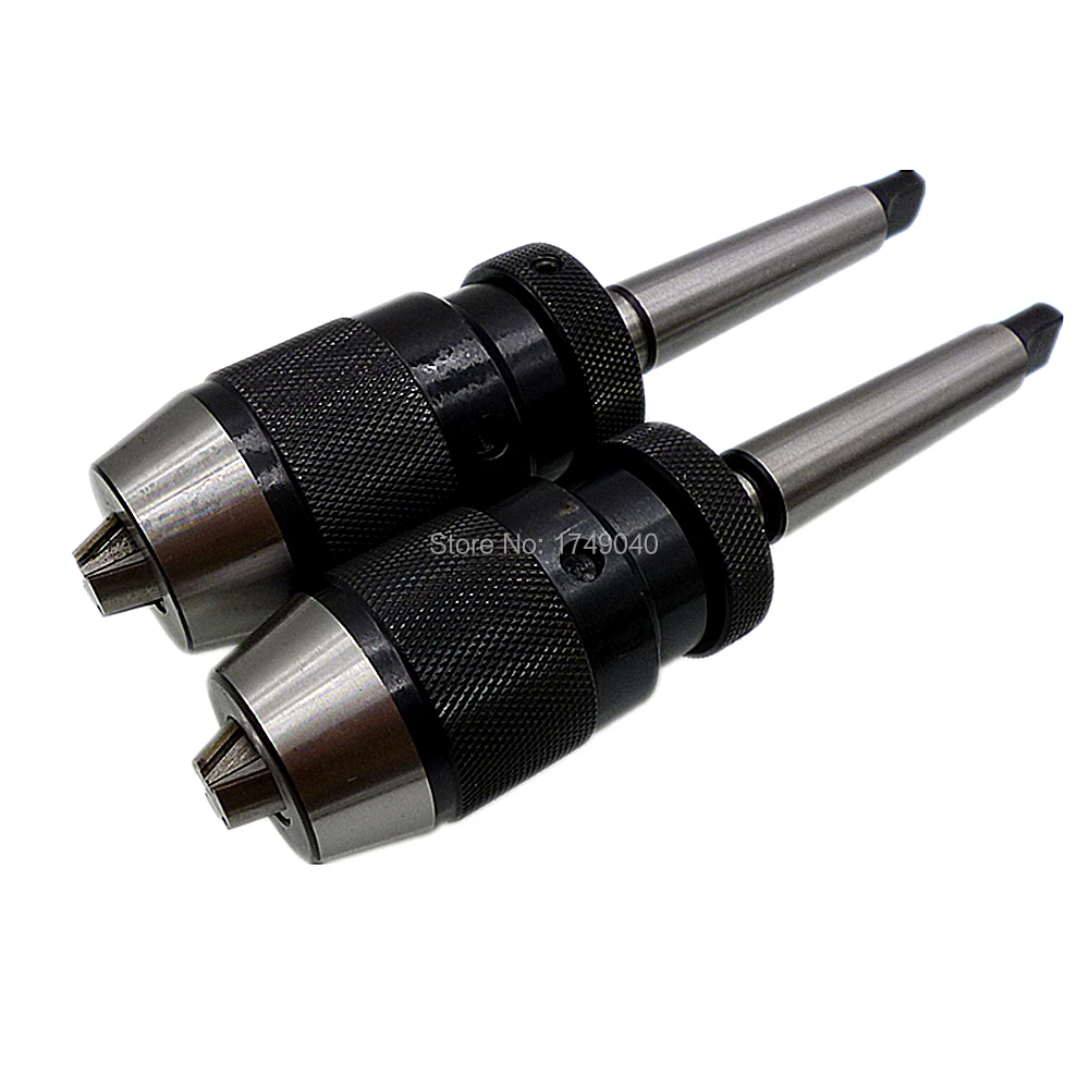 Самозатягивающийся прецизионный сверлильный патрон с хвостовиком 2MT Морзе