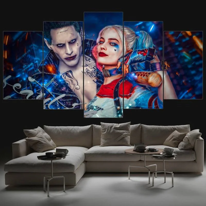 2017 Цзе сделать арт отряд самоубийц Джокер и Харли Квинн Джаред лето Марго Робби Art
