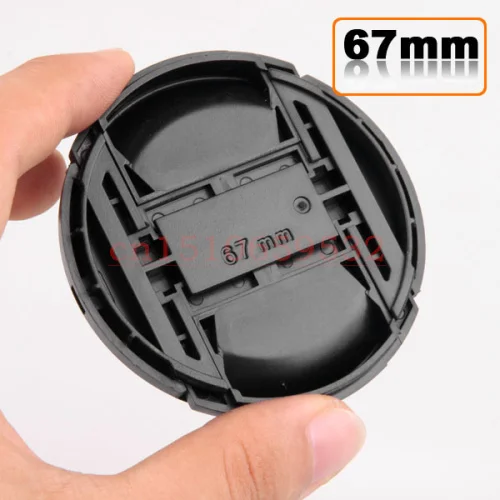 

2pcs 67mm Lens Cap Cover For CAN&N Rebel T5i T4i T3i T3 T2i, E&S 700D 650D 600D 550D 70D 60D 7D 6D DSLR Lens