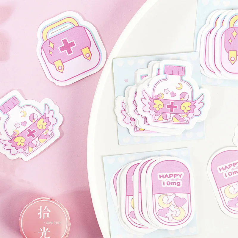 30 шт милые канцелярские наклейки s Kawaii Единорог наклейки для торта пуля бумага для журнала стикер для детей DIY Скрапбукинг ежедневник, альбомы