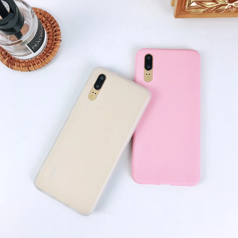 Fashion Soft Back Matte Color case for Xiaomi 6 5s plus Mix 2 2s 5c TPU Silicone Cover on Redmi Note 5 Y1 lite 4X Coque |