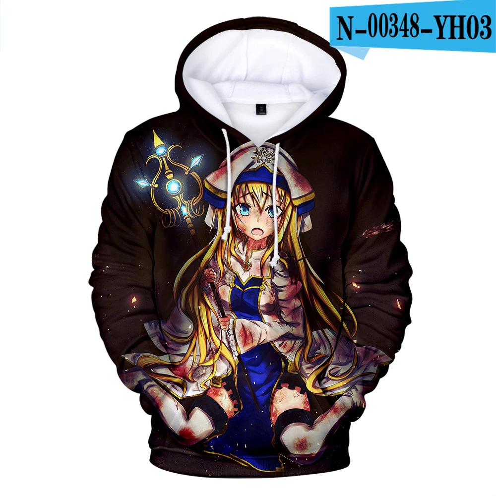 3D Aikooki, новинка, Goblin Slayer, комикс, 3D толстовки, для мужчин и женщин, осенняя мода, толстовка, 3D принт, Goblin Slayer, комикс, мужская толстовка с аниме - Цвет: 3D