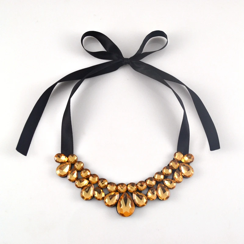 Массивное ожерелье с подвеской цветком из 2017 акриловой смолы|flower necklace|statement