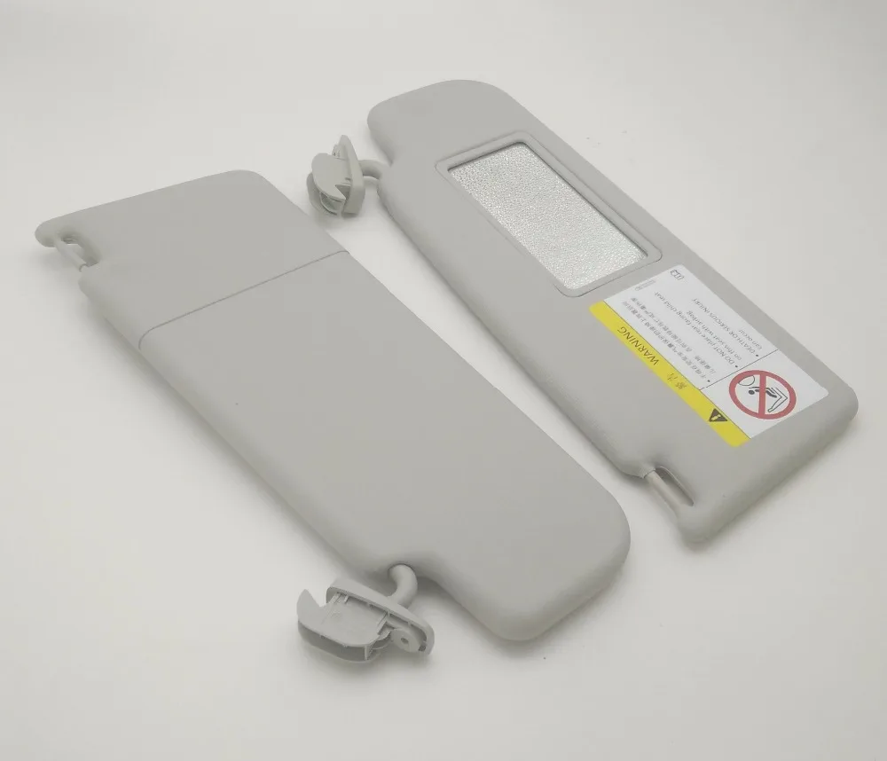 Sktoo солнцезащитный козырек для 2009- Volkswagen Bora козырек Защита от солнца тени с косметическое зеркало солнцезащитный козырек серый