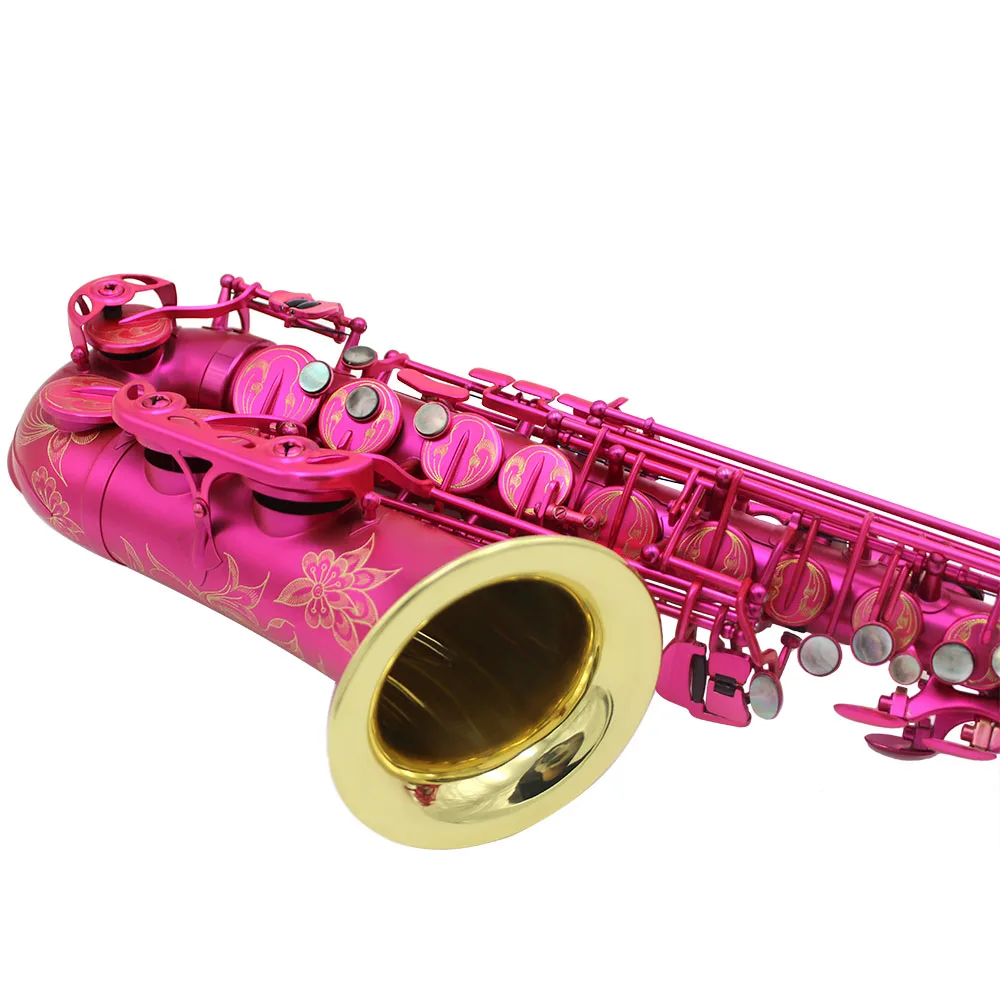 Высокоэффективный матовый розовый альт-саксофон | Спорт и развлечения