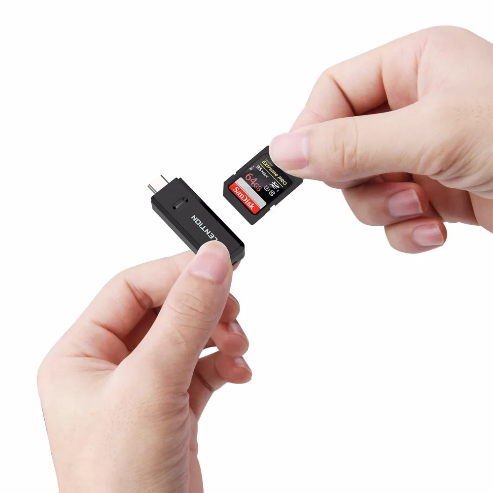 Lention USB 3 0 устройство чтения карт памяти для TF/SD/Micro SD карты черный белый цвет