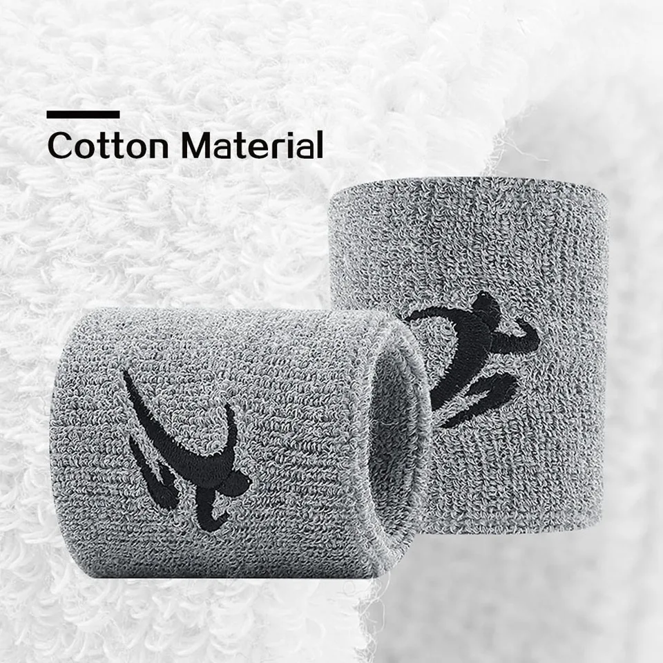 1Pcs Wrist Sweatband Tennis Sport Wristband Volleyball Gym Wrist Brace Support Sweat Band Towel Bracelet Protector 8.5cm*7.5cm
