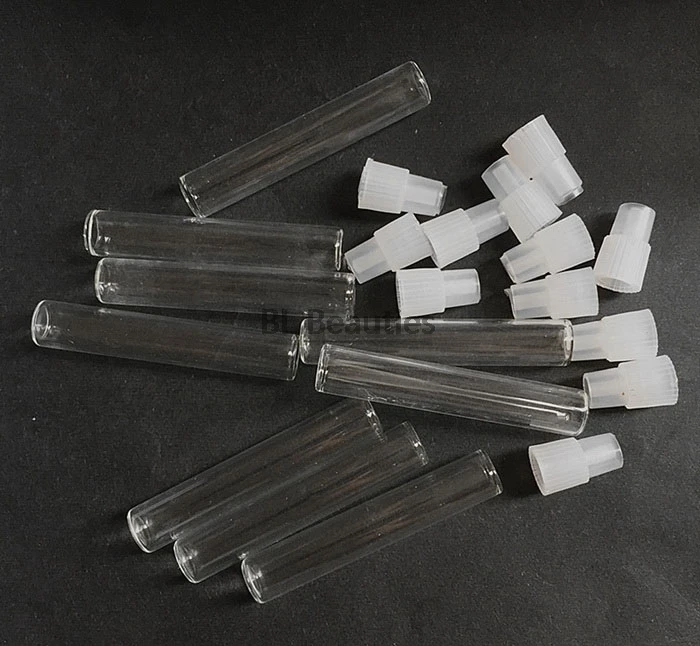 3000 шт./лот 1 мл прозрачный стеклянный мини флакон для духов маленький контейнер