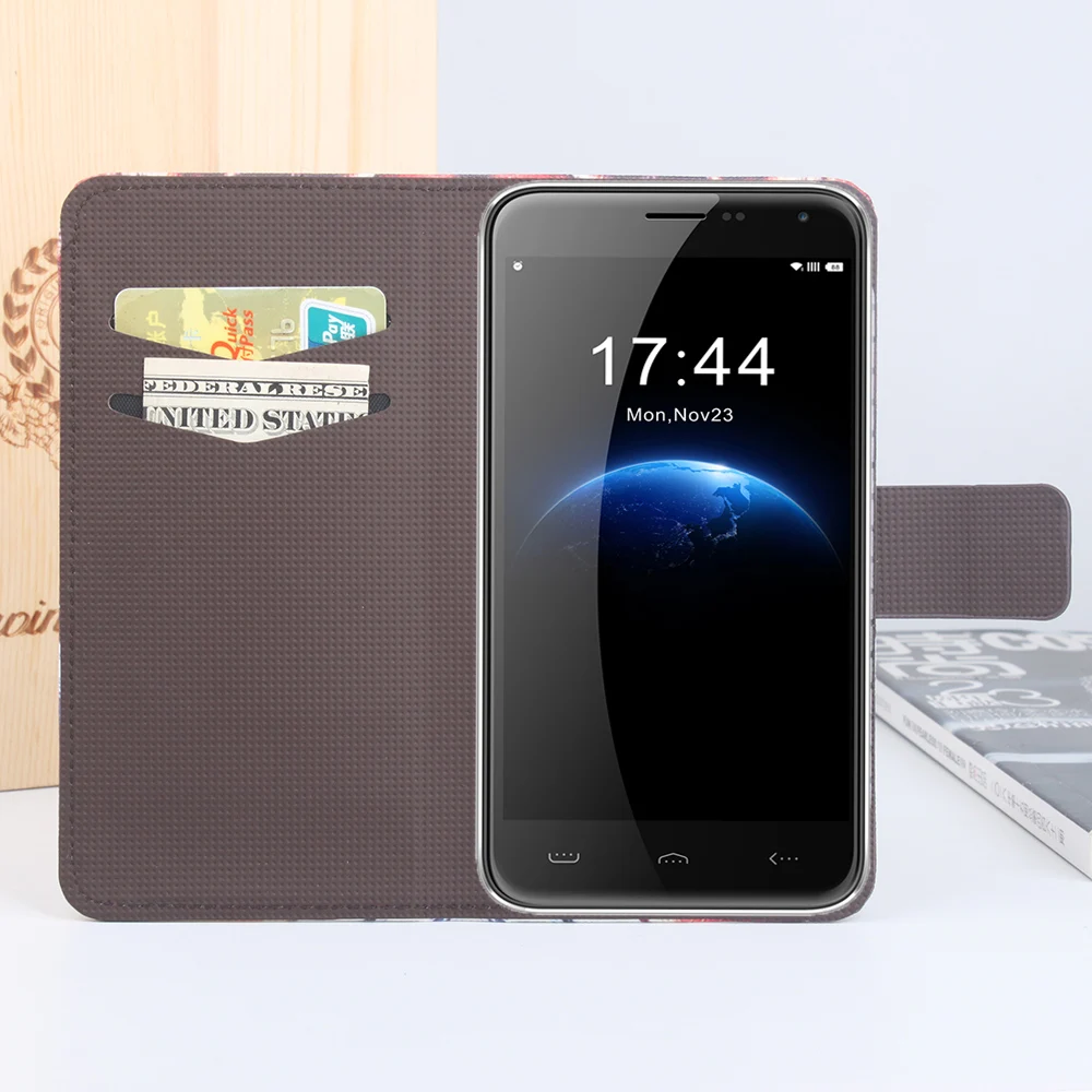 Для HOMTOM HT3 Pro Чехол чехол 3D Тигр узор с крышкой Роскошный кожаный бумажник телефон