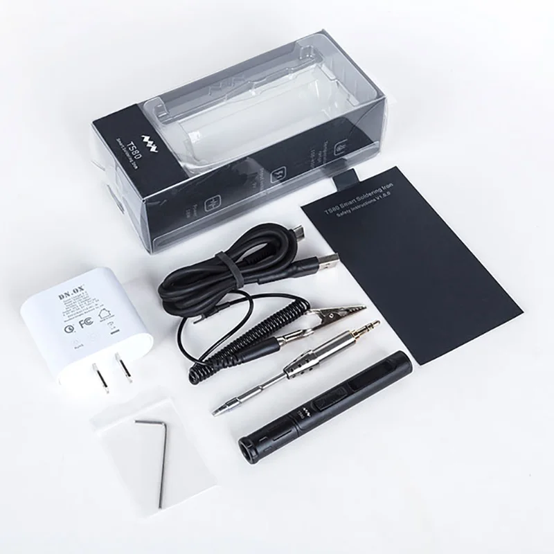 

TS80 Intelligent Soldering iron Thermostat Electric Solder Iron Mini Electric Solder Iron Digital Soldering Iron Set