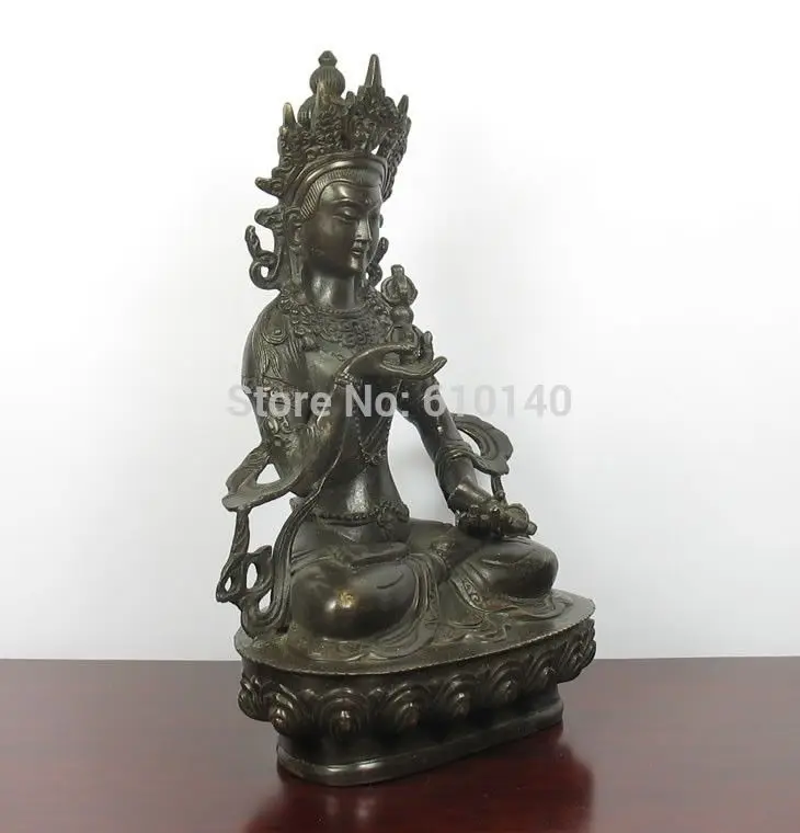 Тибетская Бронзовая статуя Ваджрасаттва дорье семпа | Дом и сад