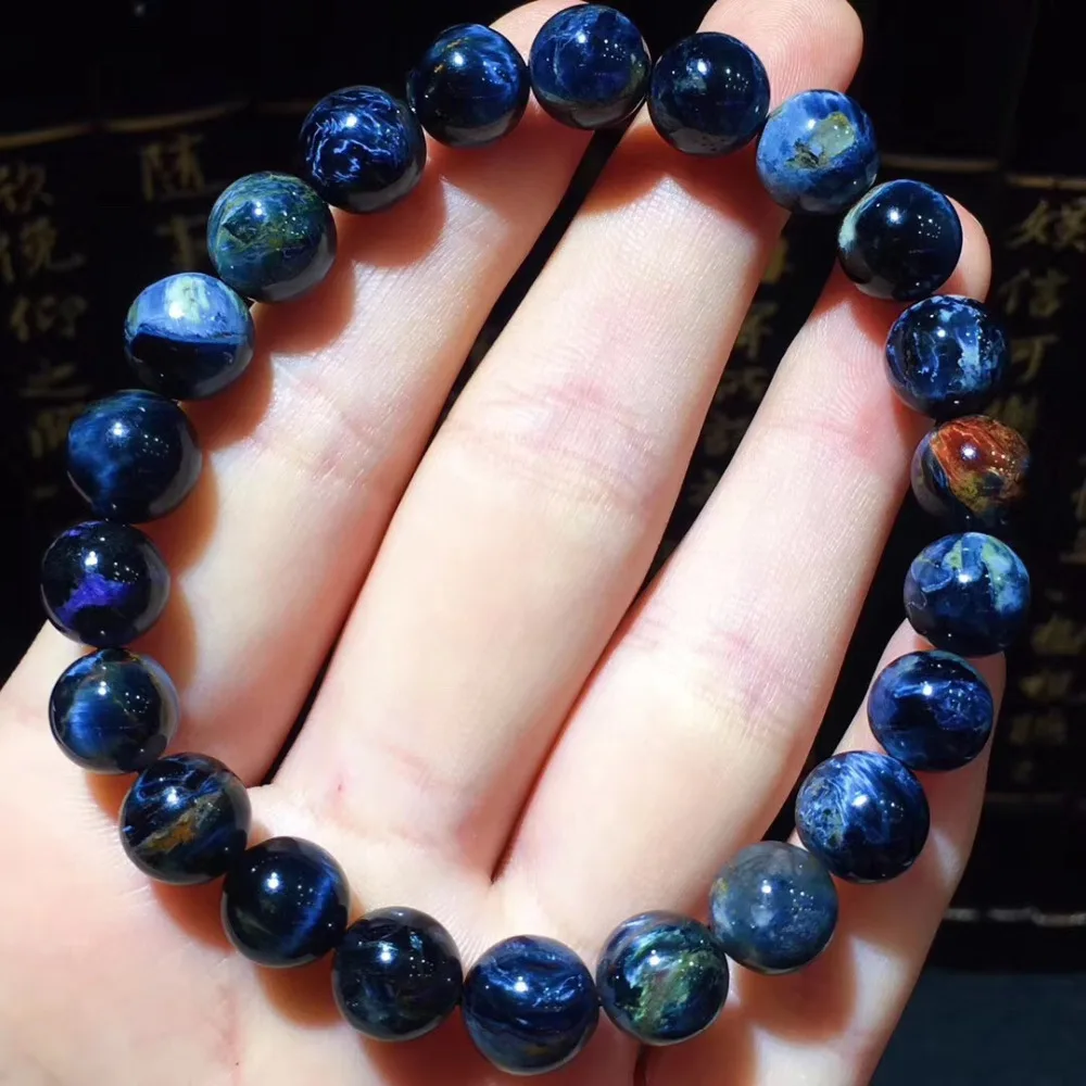 Новое поступление 2018 браслет из натурального камня редкого пиетера 9 мм для