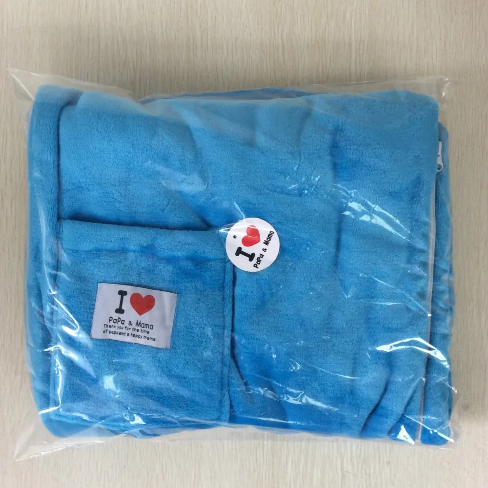 Однотонный теплый конверт MYUDI для детей флисовый спальный мешок новорожденных