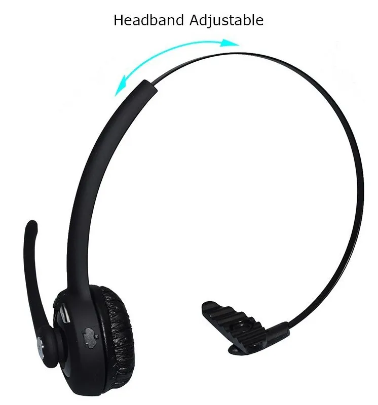 Беспроводная bluetooth-гарнитура с микрофоном с функцией Hands-free для наушников с шумоподавлением для смартфонов для звонков