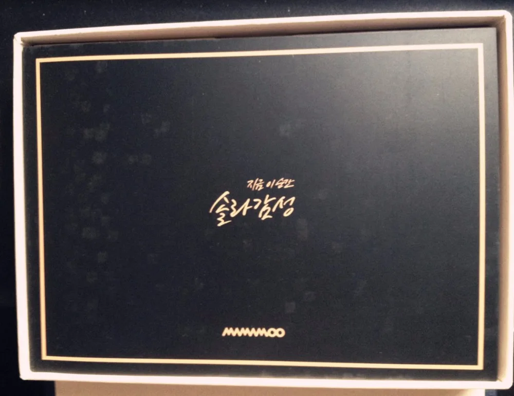Ручная подписка MAMAMOO Solar autographed Фотокнига k-pop 0801