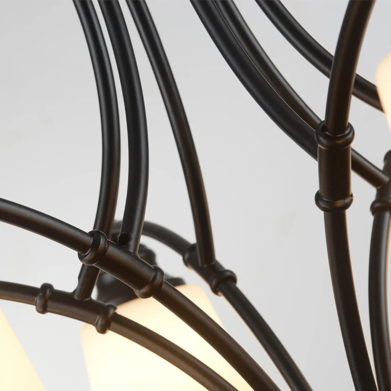 2 режима установки LED люстра современный подвесной светильник для Гостиная