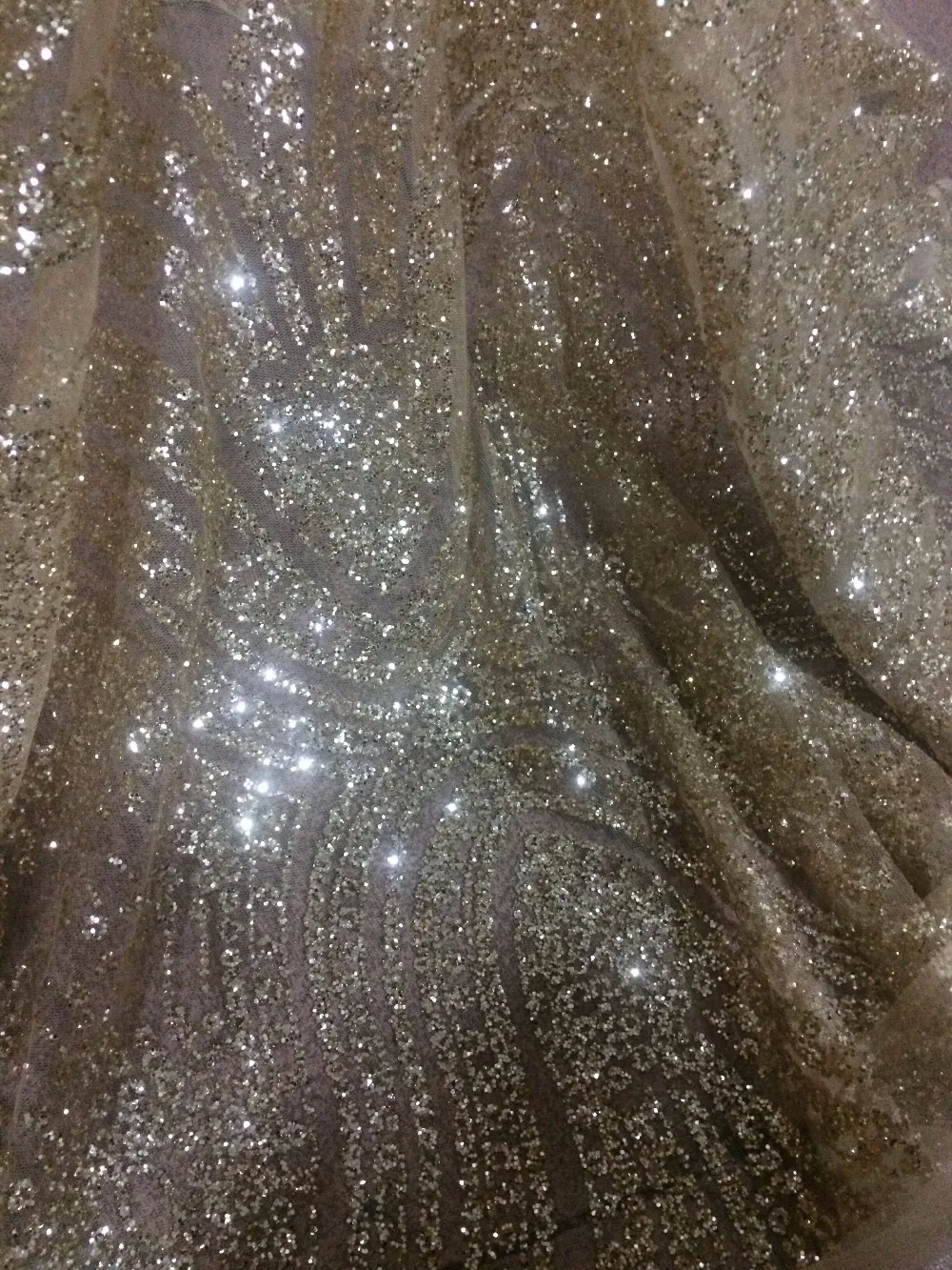 Высококачественная швейцарская кружевная ткань с блестками Новая африканская