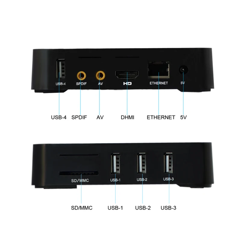 VHXSIN 2 шт./лот MXQ 4 К ТВ Box Allwinner h3 Quad core 1080 P HD Android 7 1 Smart ГБ 8 * К|ТВ-приставки и