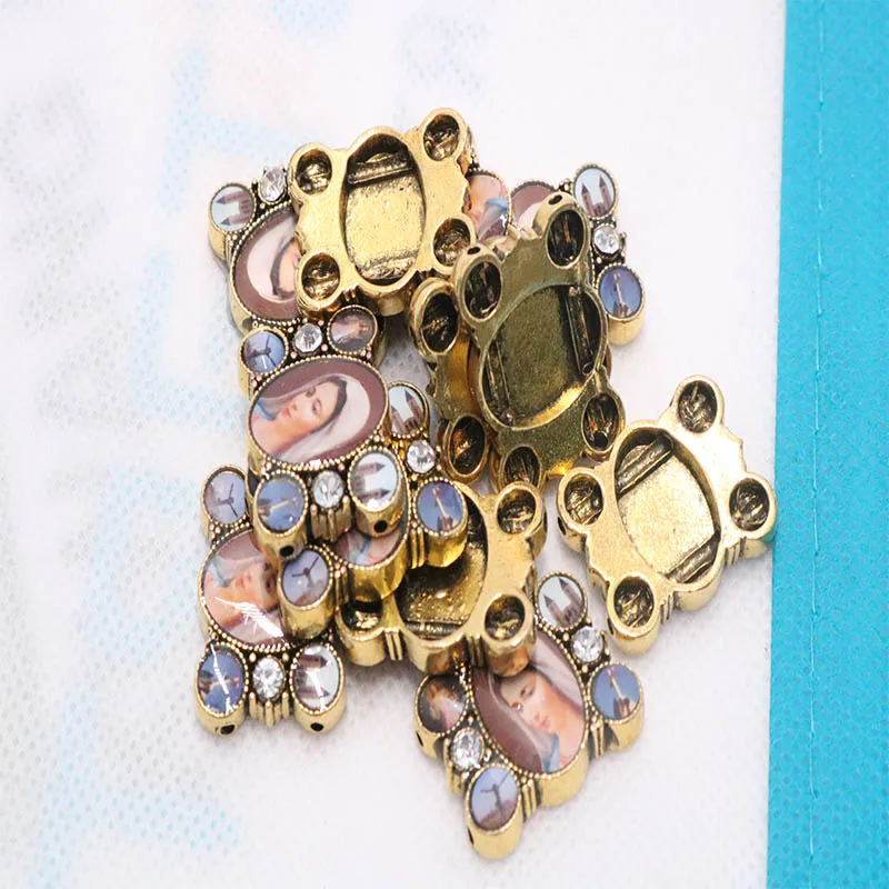 Медаль из бисера St. Mary католическая Санта-Мария-Конг ручная работа Подвески