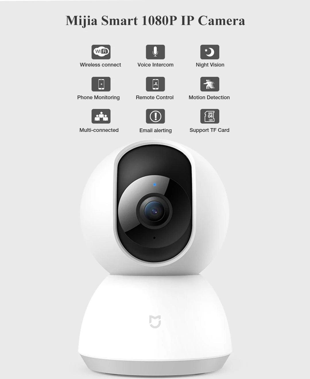 Xiaomi Mijia CCTV Smart IP 360 камера 1080P WiFi Pan-tilt ночное видение 360 вид обнаружения движения Xioami домашний комплект безопасности