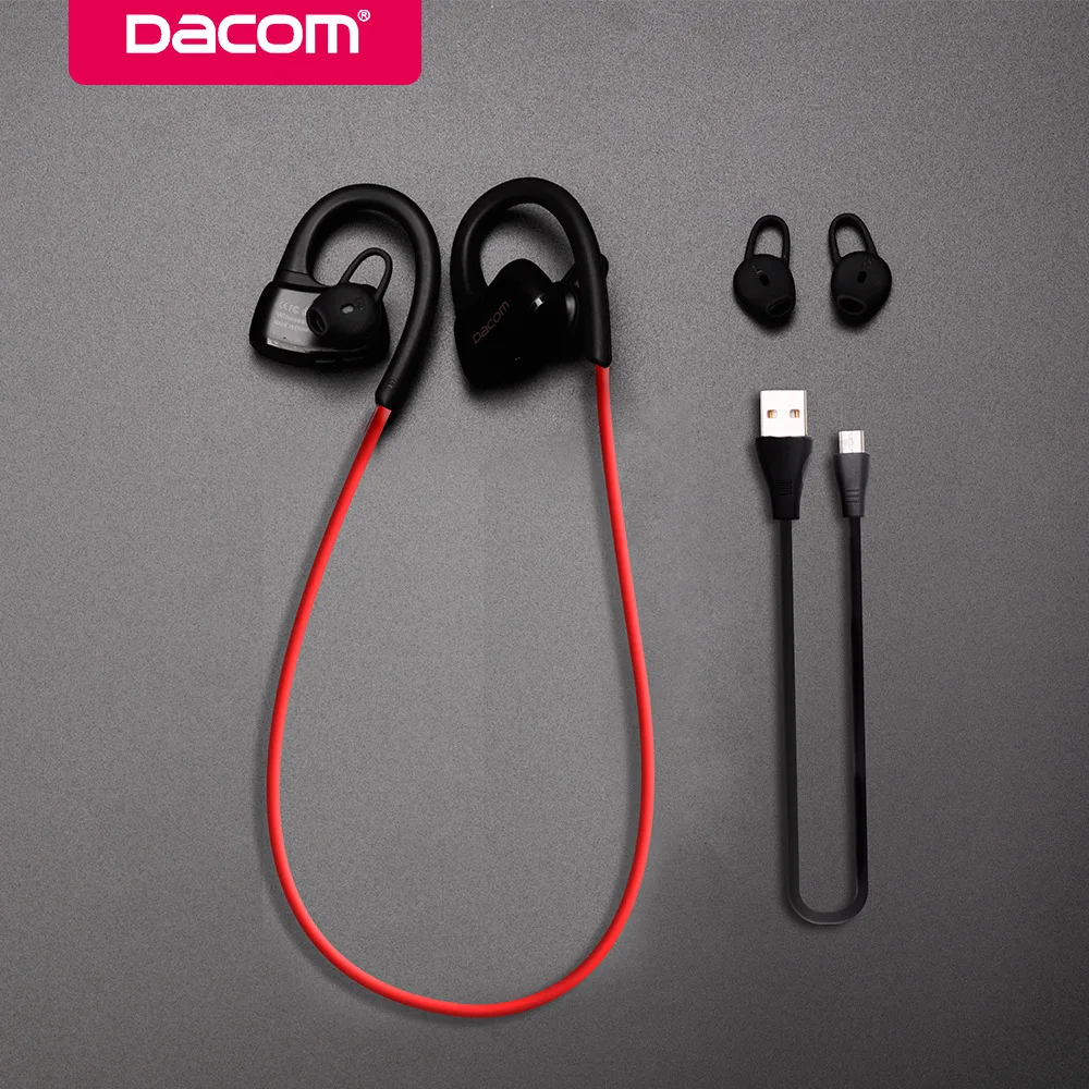 DACOM P10 Беспроводной Спортивная гарнитура IPX7 Водонепроницаемый Bluetooth