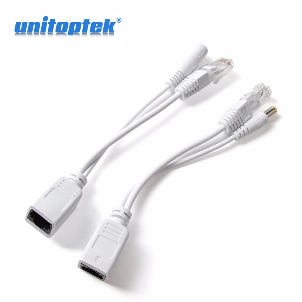 Кабель адаптер POE RJ45 Сплиттер Комплект экранированная лента пассивный Мощность