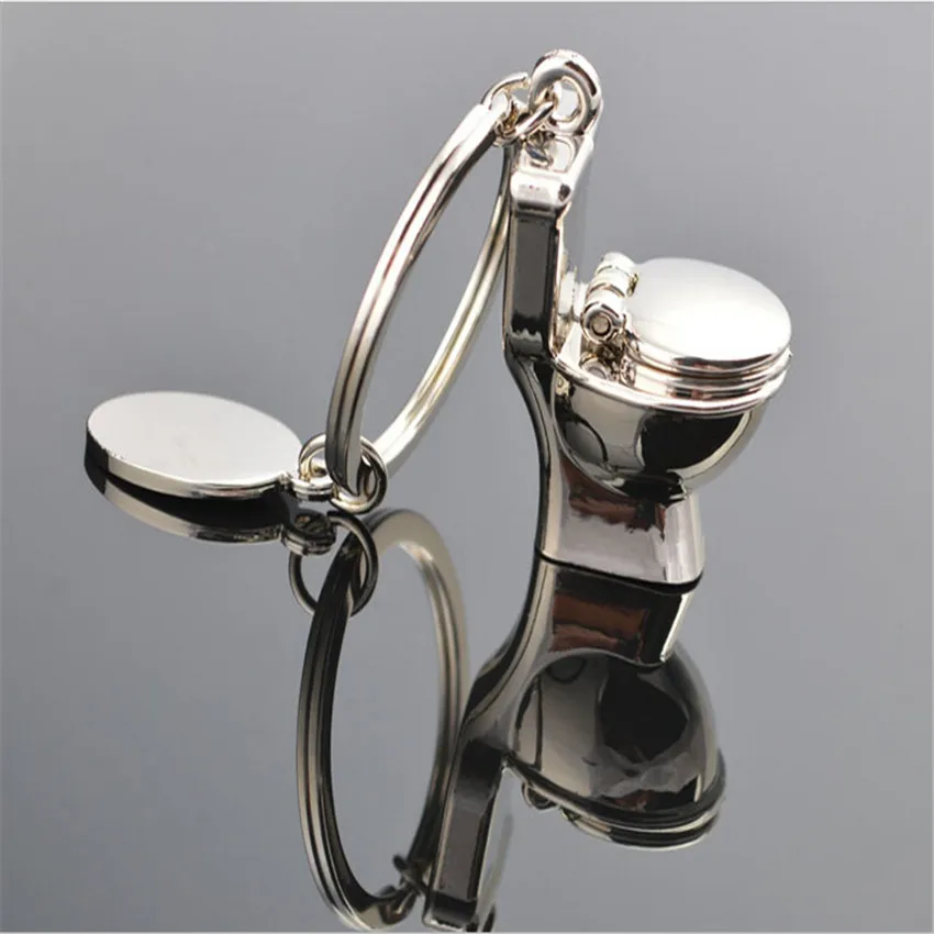 Новинка 2017 Модный повседневный мужской подарок для девочек брелок с унитазом