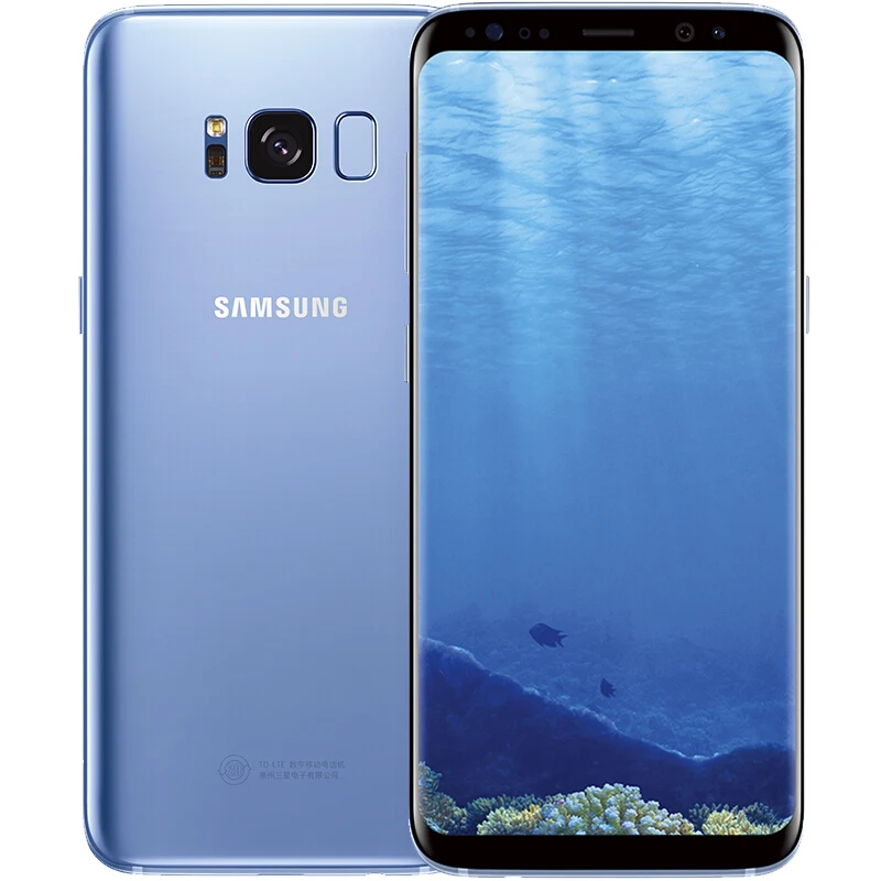 Original Samsung Galaxy S8 Plus S8+ 4G 64G Snapdragon 835 Octa core 6.2'' Quad HD+ Hyperboloid Super AMOLED Iris Scanning 12.0MP |