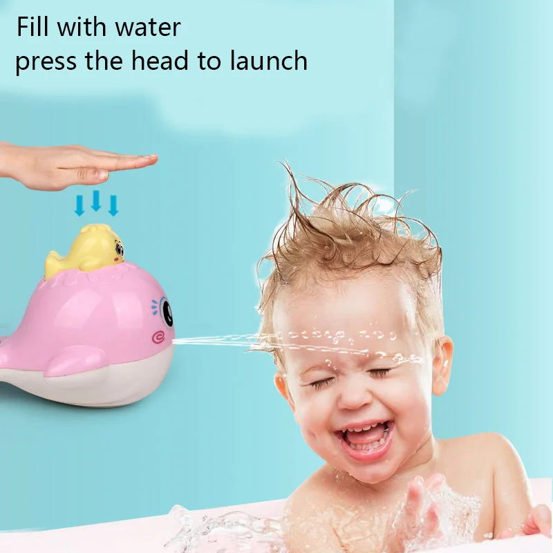 Summer Funny Baby Bath Toys Whale Water Splashing Tool Kids Shower Bathroom Toy For Children Boy Girl | Игрушки и хобби