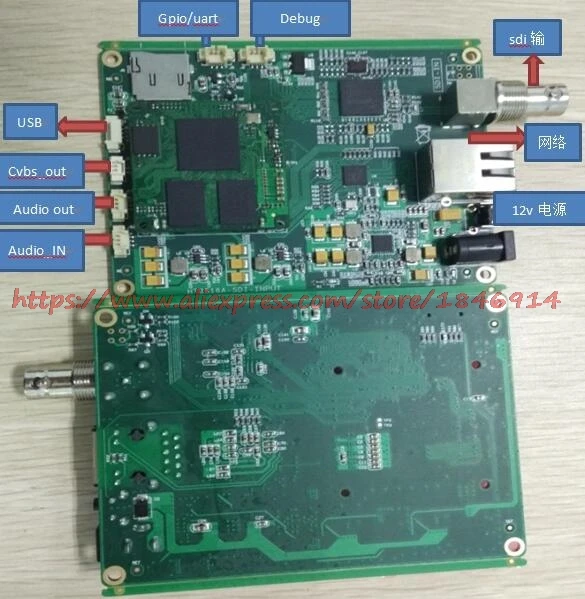 Hi3516A Новая плата H.264 H.265 кодирование hdmi sdi vga cvbs cmos|cvbs|cvbs hdmicvbs |