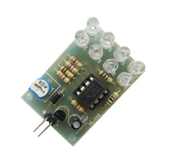LM358 лампа с дышащим светом 8 шт. 5 мм синий светодиод DIY Электронный набор