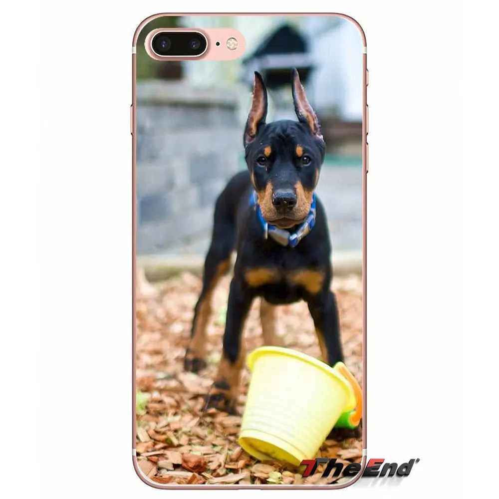 Дизайн чехол Pinscher собака добермана язык лицо для Huawei G7 G8 P7 P8 P9 Lite Honor 4C 5X 5C 6X Mate 7 8 9 Y3