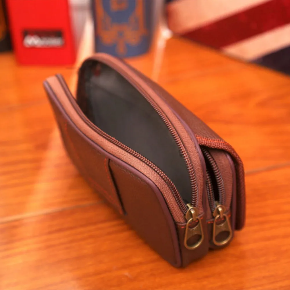 Поясная Сумка мужская модная кожаная сумка на молнии поясная bolsa cintura fanny pack s для wo