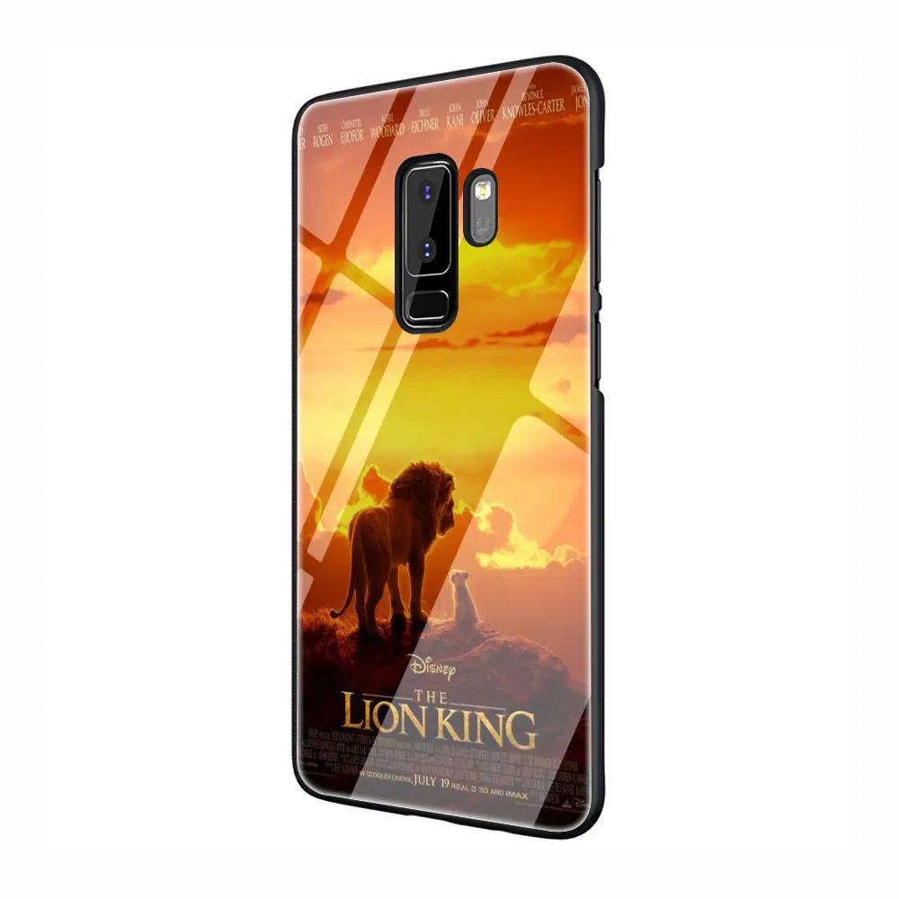 Король Лев силиковые очки с закалённым Стекло Телефон чехол для Galaxy S7 edge S8 9 10 Plus, Note 8, 9, 10, A10 20 30 40 50 60 70 - Цвет: G6
