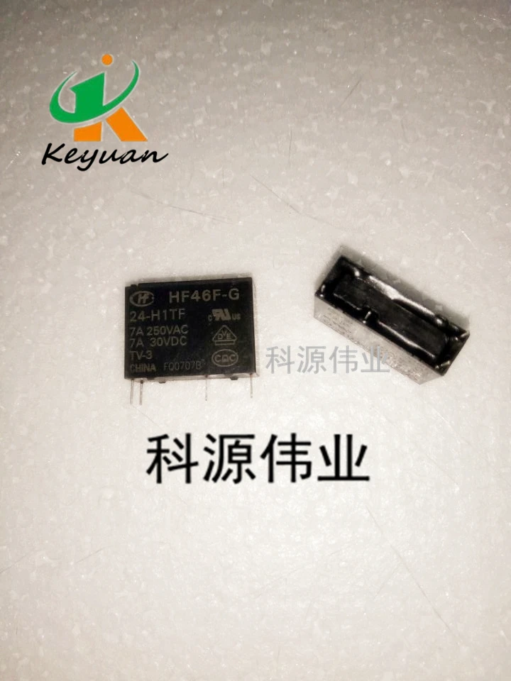HF46F-G-24-H1TF TV-3 реле 4PIN 24В 7А HF46F-G/24-H1TF