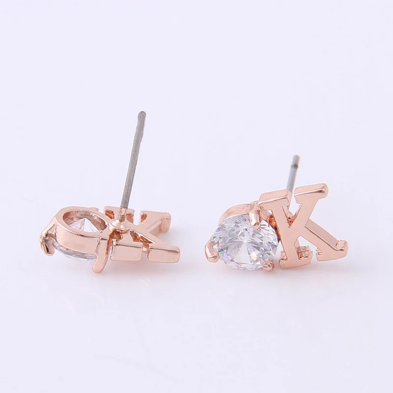 3 вида цветов женские простые серьги-гвоздики с кристаллами резные ок 2016 новые