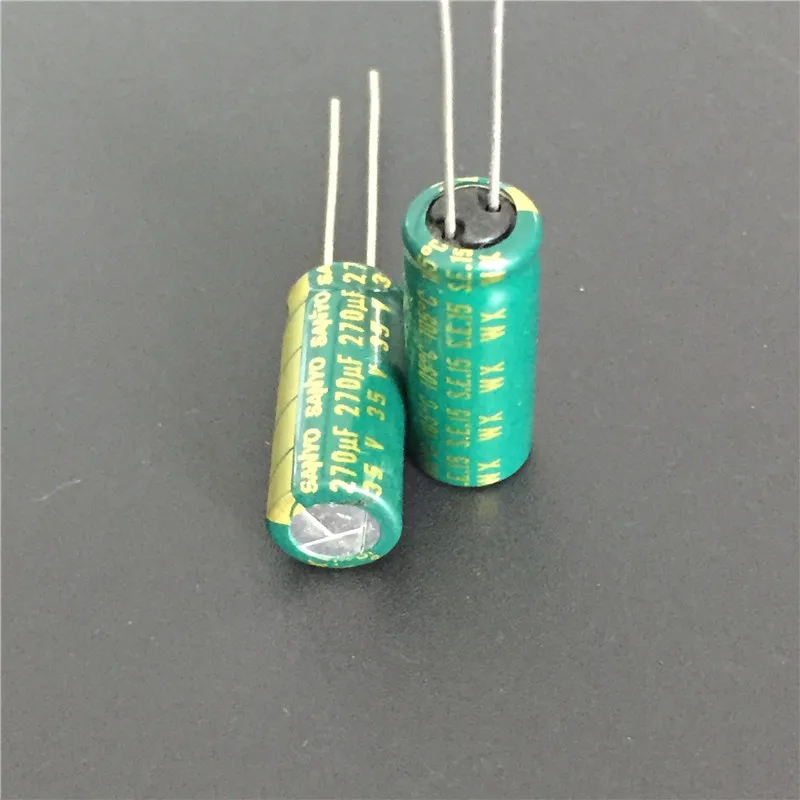 10 шт. 270 мкФ 35 в SANYO WX серии 8x20 мм низкое сопротивление 35V270uF материнская плата