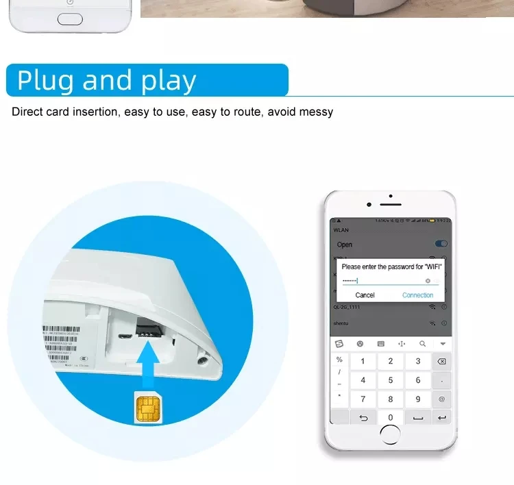 KuWfi 4G CPE Wifi маршрутизатор 3g/4G LTE CPE маршрутизатор 4G модем до 32 пользователей 150 Мбит/с Cat4 беспроводной маршрутизатор с rj45портами 2 шт антенны