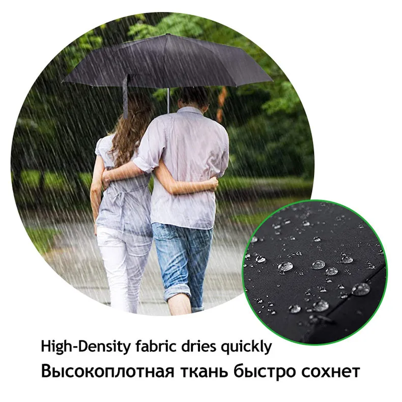 Зонт для мужчин, дождя и женщин, качественный бренд, большой, 120 см, 3 складной, для гольфа, бизнес, зонт, автоматические, ветрозащитные, зонты, для путешествий, зонтик