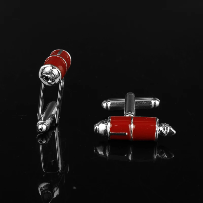 Запонки MQCHUN мужские перьевые эмалированные пуговицы манжеты французская